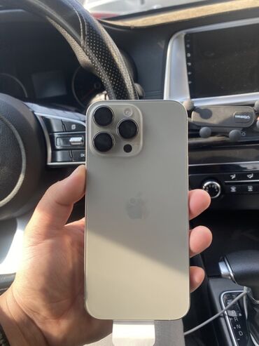 айфон бесплатно отдам: IPhone 16 Pro Max, Жаңы, 512 ГБ, Natural Titanium, Куту, 100 %