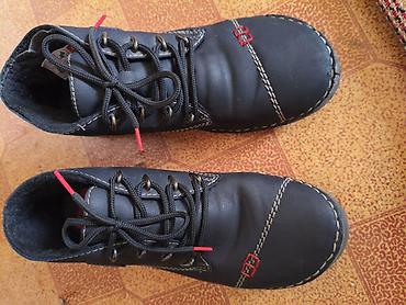 Ботинки и ботильоны: Ботинки Rieker, модель на шнуровке. - Цвет: черный с контрастной — 3