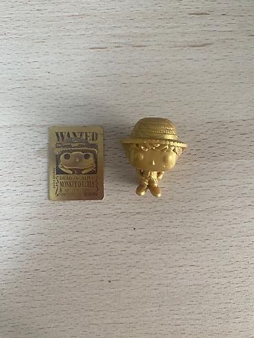 Фигурка луффи золотой из киндер джой at lalafo.kg Фигурка луффи золотой из киндер джой