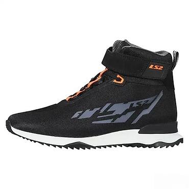 bata usce: LS2 Urban moto patike – crne sa narandžastim detaljima - — 3