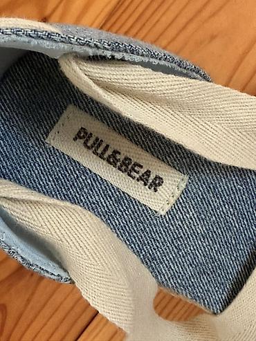 bağlı sandallar: Pull&Bear, Ölçü: 37, rəng - Mavi, Yeni — 3