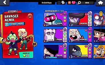 Digər: Brawl Stars oyun hesabı - Kupa: 32 004 (Kupa Yolu nişanı: I) - — 4