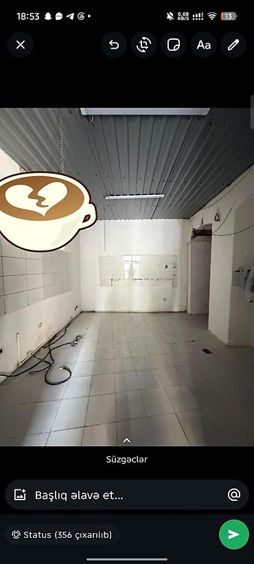 anbar is: Kiralık kommersiya obyekti – açıq planlı zal və yardımçı sahələr - — 6