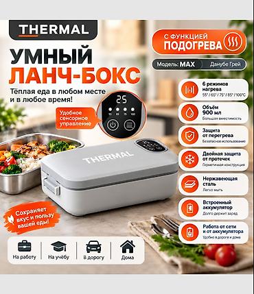 термобокс с подогревом: Разогревающий ланч‑бокс THERMAL F13 — умный контейнер для горячей еды — 1