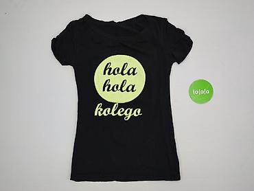 bluzki czarne basic: T-shirt damski, rozmiar S — 2