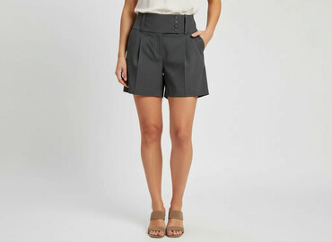 krótkie spodenki damskie z wysokim stanem duże rozmiary: Sinequanone, Shorts for women, size 3XL