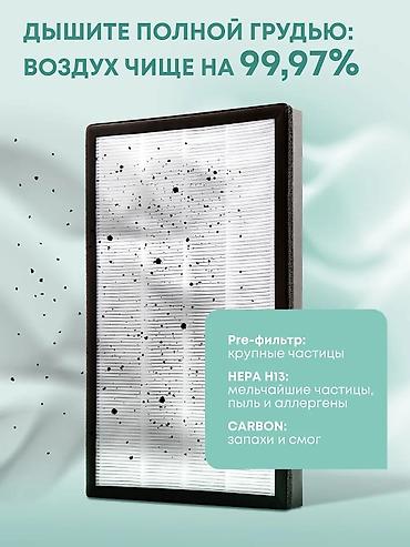 смог: Воздухоочиститель Ballu Напольный, 20-25 м², НЕРА — 2