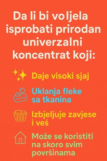 Kućna hemija i proizvodi za kuću: 🍀 UNIVERZALNI KONCENTRAT – Sve u jednom! Prirodno, efikasno — 8