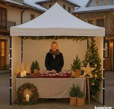 posteljina sa slikom po zelji: NOVA Tenda 3x3m RASKLOPIVA, šator, paviljon Sklopivi paviljon / — 4