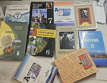 разный: Школьные учебники для 6–8 классов (разные предметы) Состав набора на — 1
