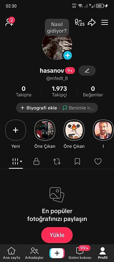 fəhlə işi 2025: Xidmət: TikTok profili idarəetməsi və kontent yaradılması Təsvir: - — 1