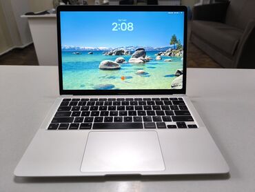 для компьютеров: Ноутбук, Apple, 8 ГБ ОЭТ, Apple M1, 13.3 ", Колдонулган, эс тутум SSD