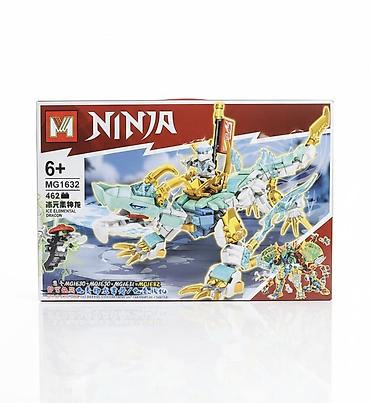 Игрушки: Конструктор Ninja MG1632 — Ice Elemental Dragon - Тематика: ниндзя и — 1