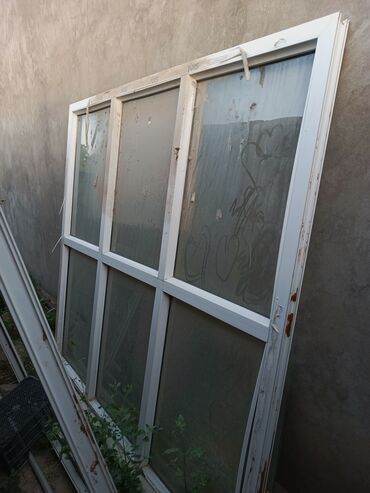2 el pencere: Пластиковое окно 170х190 см, Б/у