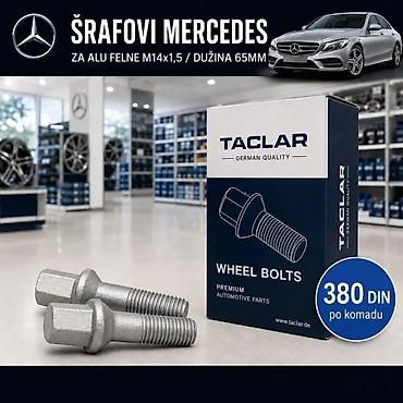 SRAFOVI MERCEDES ZA ALU FELNE M14X1,5 DUZINA 65MM | Brezoni mercedes
