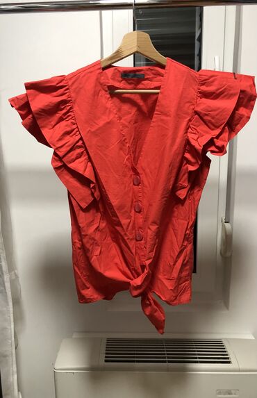 sinsay kosulje zenske: PS Fashion, XL (EU 42), Single-colored, color - Red