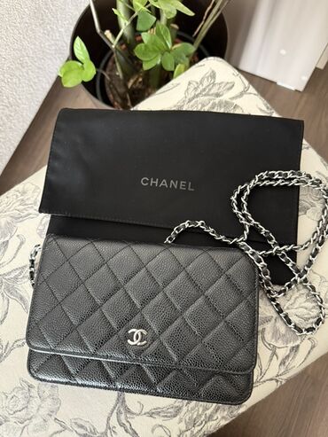 женский кошелек для документов: Классическая сумка, Chanel, Стеганая модель, Женские