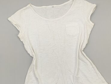 białe t shirty plus size: T-shirt, L, stan - Bardzo dobry