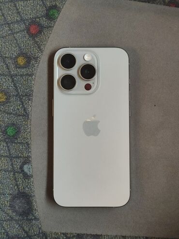 айфон хs бишкек: IPhone 15 Pro, Колдонулган, 128 ГБ, Natural Titanium, 90 %