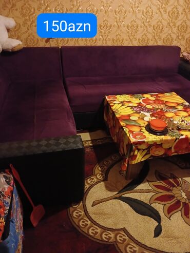 sofa: Kunc divan 160/260dr bir teref acilir bir teref acilmir 150 azn