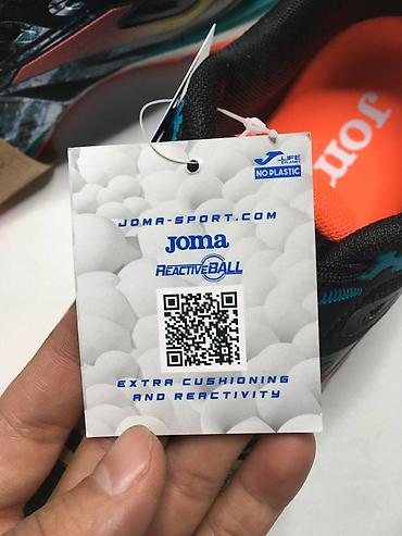 Мырзалардын бут кийими: Эркектердин кроссовкасы, 42.5, Joma, Жаңы, түсү - Кара, Акылуу жеткирүү — 9