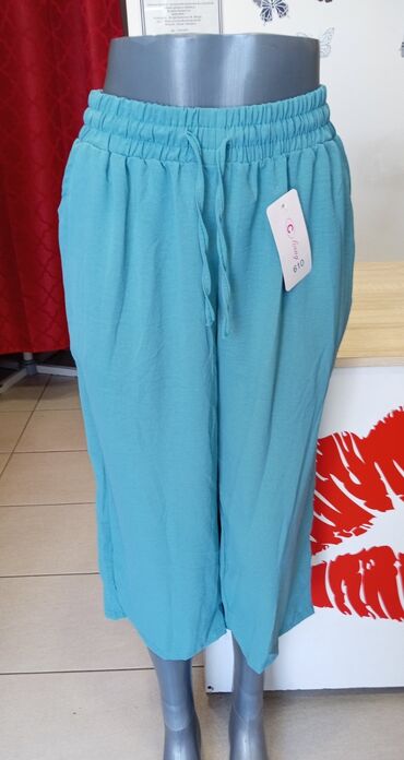 only pantalone: 4XL (EU 48), Viskoza, bоја - Svetloplava