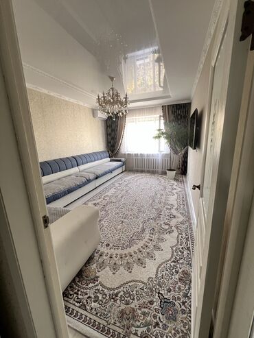 квартира в районе кызыл аскер: 2 комнаты, 61 м², 105 серия, 4 этаж, Евроремонт
