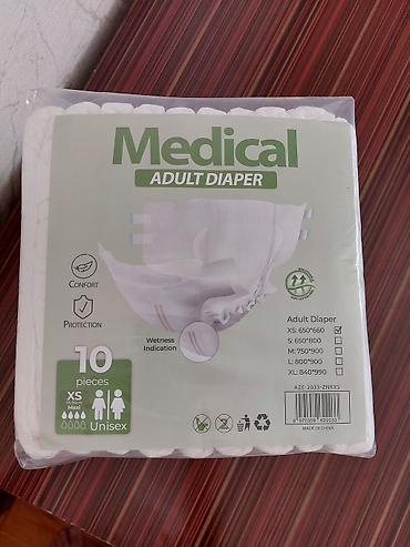 Medical Adult Diaper – böyüklər üçün bez - Unisex model, XS ölçü