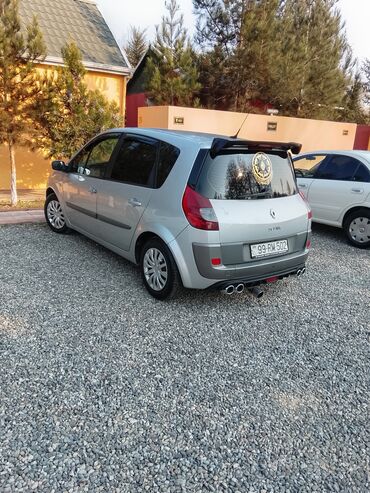 Renault: Renault Scenic (II) – gümüşü rəngdə, 5 qapılı kompakt miniven. tecılı — 4