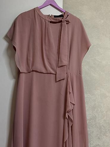 Жеке буюмдар: Платье Topshop, нежно-розового пудрового оттенка. Размер xl — 2