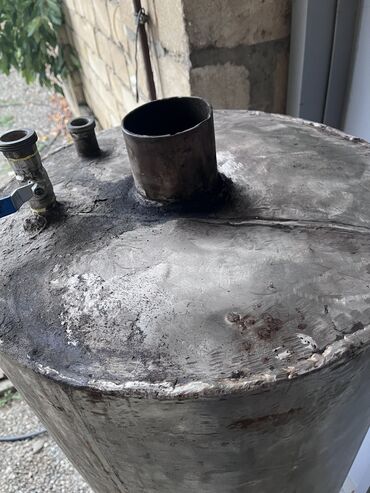 taxta evlerin satisi ve tikilmesi: Hamam uçun su istiliyicisi 600-luk kolonka nerj materialdan. Hunduru