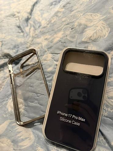 pulsuz uce: 2 ədəd iPhone 17 Pro Max kabı – 15 AZN 🔹 1-ci kab: Tünd göy rəngdə — 5