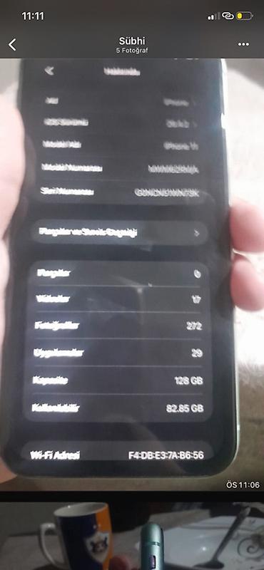 apple 11 arxa şuşə: IPhone 11, 128 GB, Yaşıl, Face ID — 4
