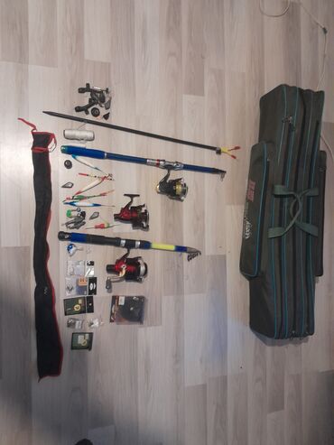 Ovçuluq və balıqçılıq: Balıqçılıq dəsti Tərkib: - Teleskopik balıqçılıq çubuğu (üzərində — 13