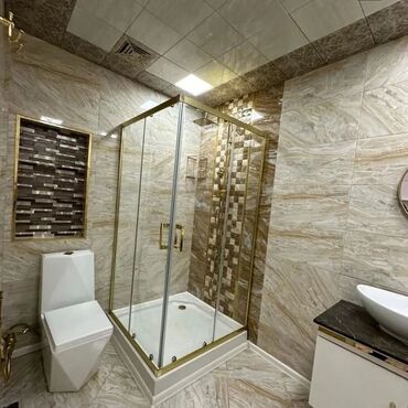 Duş kabinaları, arakəsmələr: Yeni Arakəsmə, Künc üçün, Pulsuz çatdırılma, Ünvandan götürmə — 18