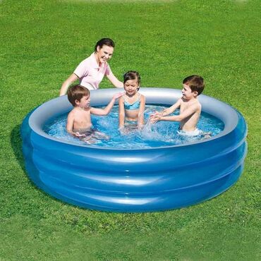 надувные бассейны для детей: Надувной бассейн Bestway "Металлик" для взрослых и детей от 6 лет