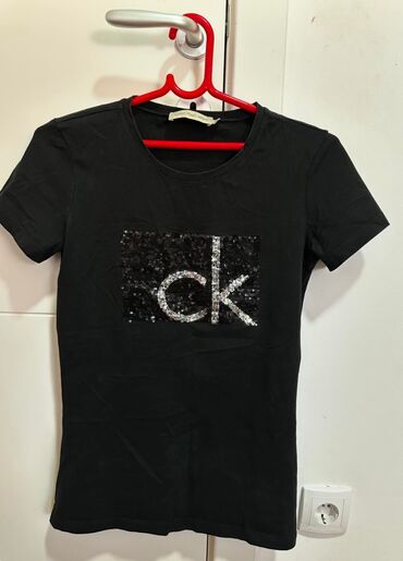 komad zenske majice: Calvin Klein, S (EU 36), bоја - Crna