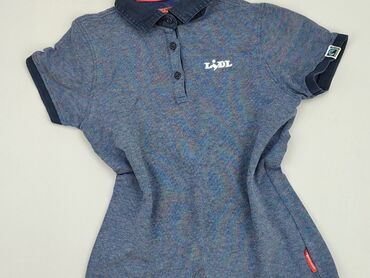 białe t shirty w serek damskie: Koszulka polo, S, stan - Idealny