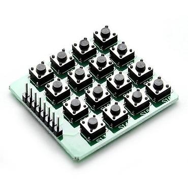 klaviatur: Kateqoriya: Elektronik Kartlar > Modullar Məhsul: 4x4 Push Buton — 1
