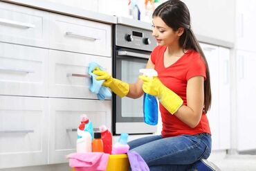 gündelik ev temizlik işi: Salam evdaxili iş axtarıram qab yumaq və yaxudda ki yemək bişirmək ev