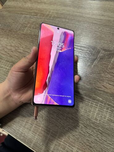 телефоны xiaomi redmi not 12: Samsung Galaxy Note20, Колдонулган, 256 ГБ