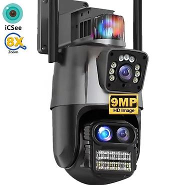 ev ucun kamera: 9MP HD ağıllı xarici təhlükəsizlik kamerası - 9 MP yüksək dəqiqlikli — 1