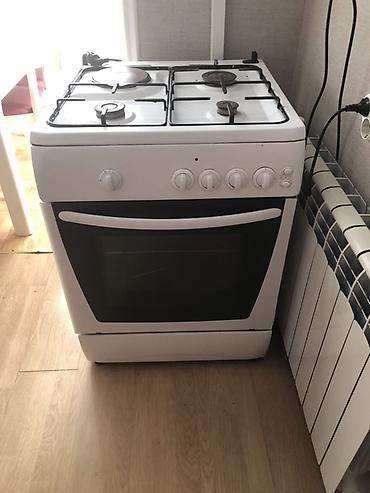 Qaz-elektrik kombi plitə - 4 gözlü üst panel: 3 qaz ocağı + 1