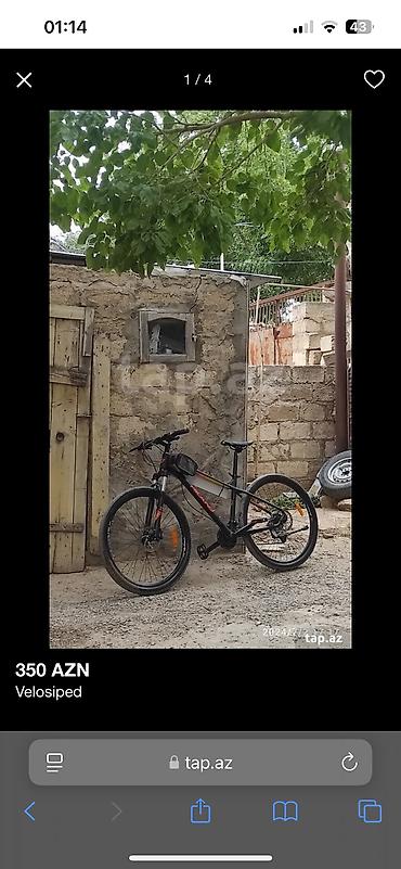 rambo velosipedi: Yeni Şəhər velosipedi 28", sürətlərin sayı: 32, Ünvandan götürmə — 4