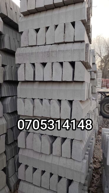 Садовые бордюры: Садовый бордюр, Литой, Бетонный, Другие особенности, Новый — 13