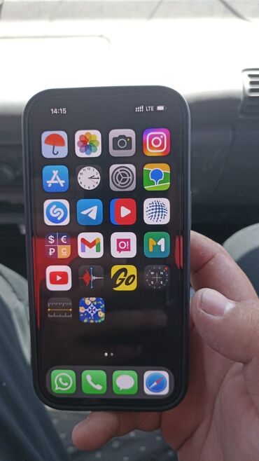 кулер легенда: IPhone 15, Б/у, 128 ГБ, Jet Black, Зарядное устройство, Защитное стекло, Чехол, 93 %