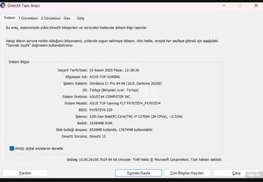 ASUS: İşlənmiş ASUS TUF Gaming, 17.3 ", Intel Core i7, 1 TB — 5