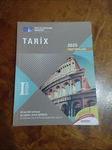 varli ata kasib ata: Məhsul: “Tarix – 2025 Test Toplusu”, I hissə Nəşr: Dövlət İmtahan — 1