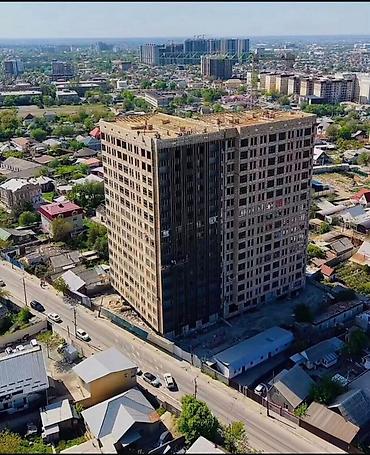 чуйская: 2 комнаты, 57 м², Нижний Джал (Джал-23) Элитка, 9 этаж, ПСО (под самоотделку) — 8