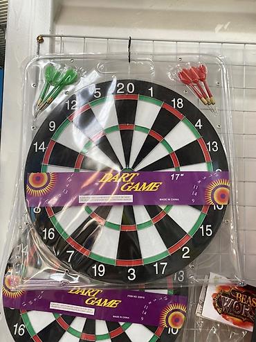 дротик: Набор для игры в дартс «Dart Game», диаметр мишени 17 дюймов. В — 1